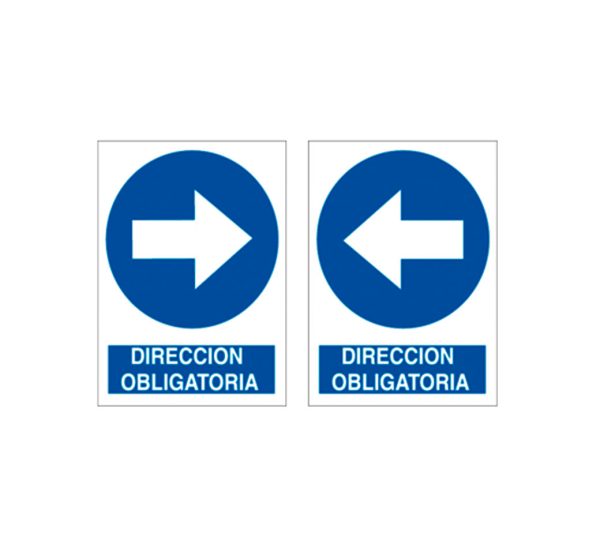 Señales Dirección Obligatoria