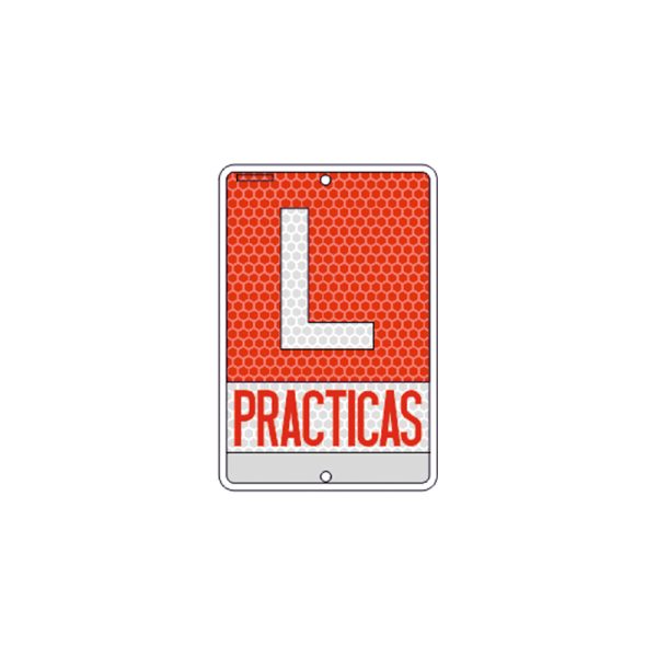 V-14 APRENDIZAJE DE LA CONDUCCIÓN. LICENCIA DE APRENDIZAJE 300X200 EN ALUMINIC