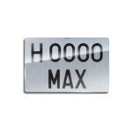Matrícula Coche Acrílica Vehículo Histórico – Cuadrada