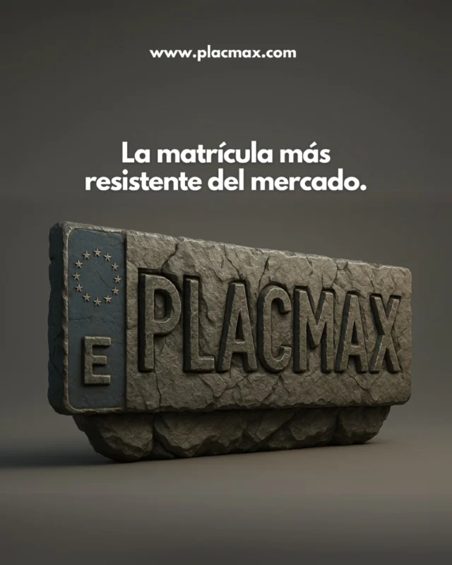 💥 No es una matrícula. Es una declaración de fuerza.

Forjada en roca y acero (casi literalmente 💪), esta matrícula representa lo que somos en Placmax: resistencia, calidad y carácter.

🔩 Porque si vas a llevar una matrícula… que sea la más resistente del mercado.

👉 ¿Te atreves con la tuya?

#MatrículasPlacmax #LaMásResistente #DiseñoYFuerza #CalidadPlacmax

➡️ www.placmax.com