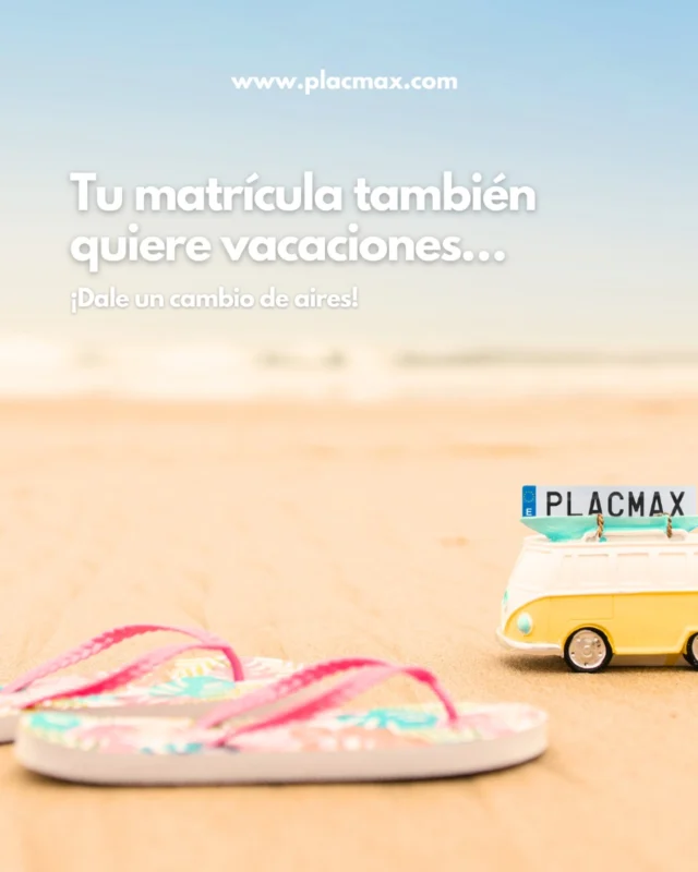 Llegan las escapadas, las playas, los viajes largos… y tu coche se prepara para la aventura.

 Pero, ¿y la matrícula?

🧼 A veces olvidamos que una matrícula limpia, visible y actualizada también es parte del “kit de vacaciones”.

✨ En Placmax fabricamos matrículas acrílicas y de aluminio que resisten sol, agua, arena y lo que venga.

Hazle el favor a tu coche: antes de la operación salida, dale una matrícula nueva.

🚘 ¿Ya tienes destino para este verano? ¡Cuéntanoslo!

#VacacionesSobreRuedas #OperaciónSalida #MatrículasDeVerano

 🌐 Compra ya en www.placmax.com