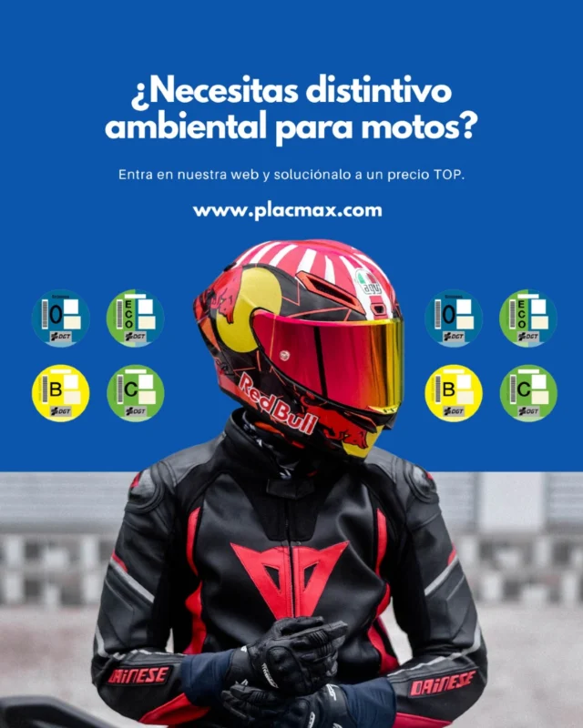🏍️💨 ¿Tienes moto y aun sin distintivo ambiental?

Sabemos que con casco, guantes y ganas de rodar… lo único que te falta es el adhesivo que te da libertad para moverte por la ciudad sin límites.

🔍 Entra en nuestra web y consíguelo rápido, homologado y a un precio TOP.

Porque en Placmax también pensamos en los moteros.

#DistintivoAmbiental #MotoReady #PlacmaxParaMotos #EtiquetaAmbiental #CircularSinLímites

www.placmax.com